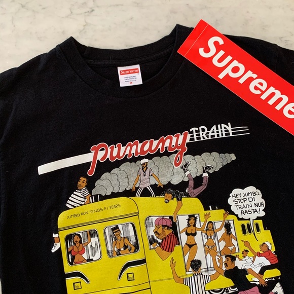 Supreme Other - SUPREME WILFRED LIMONIOUS PUNANY TRAIN TEE BLACK
